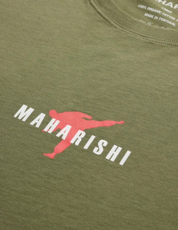Maharishi Short Sleeve T-Shirts*1070 Invisible Warrior T-Shirt Olive