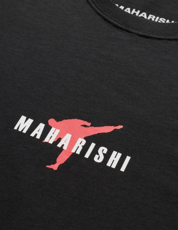 Maharishi Short Sleeve T-Shirts*1070 Invisible Warrior T-Shirt Black