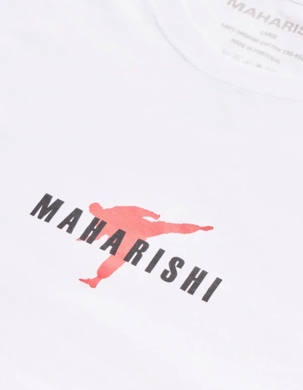 Maharishi Short Sleeve T-Shirts*1070 Invisible Warrior T-Shirt White