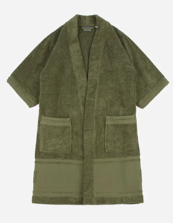 Maharishi Kimonos*9370 Kimono Robe · 500Gsm Organic Cotton Olive