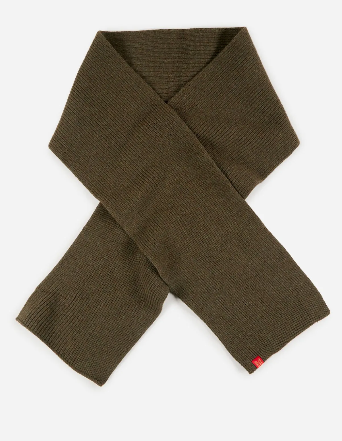 Maharishi Hats And Scarves*9278 Knitted Miltype Scarf · Geelong Wool Mil Olive