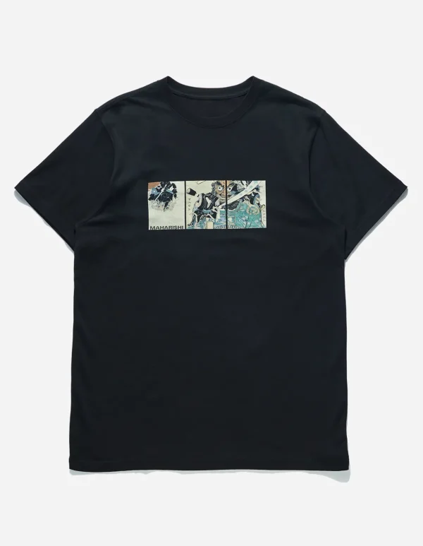 Maharishi Short Sleeve T-Shirts*1071 Kuroko Organic T-Shirt Black