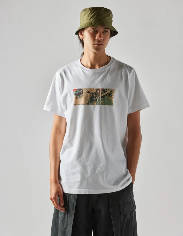 Maharishi Short Sleeve T-Shirts*1071 Kuroko Organic T-Shirt White