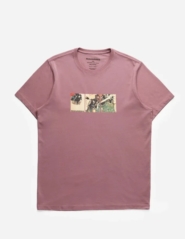 Maharishi Short Sleeve T-Shirts*1071 Kuroko Organic T-Shirt Murasaki Purple