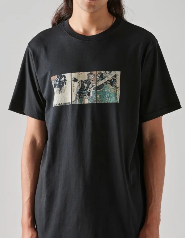 Maharishi Short Sleeve T-Shirts*1071 Kuroko Organic T-Shirt Black
