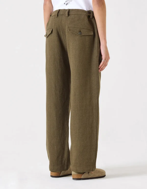 Maharishi Utility Pants*4082 Loose Deck Pants Olive
