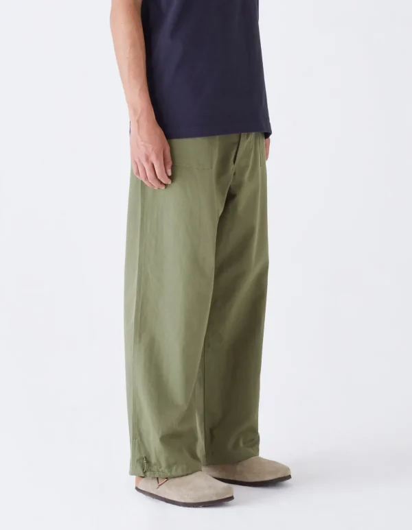 Maharishi Utility Pants*4206 Loose Utility Pants Olive Og-107F