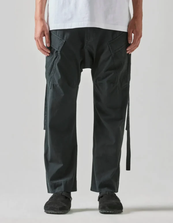 Maharishi Cargo Pants*4515 Low Cargo Pants Black Blk-108F