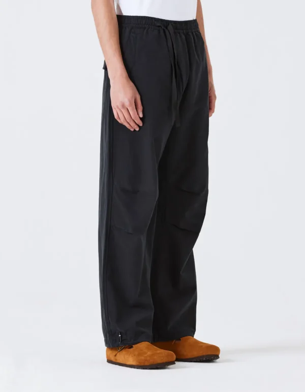 Maharishi Track Pants*4301 Maha Loose Asym Track Pants Black