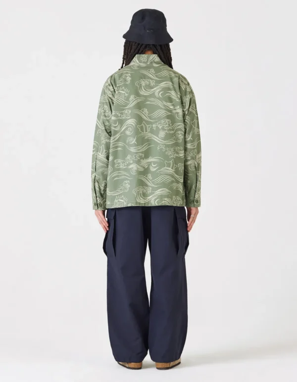 Maharishi Kimonos*4262 Maha Songkran Hanten Olive