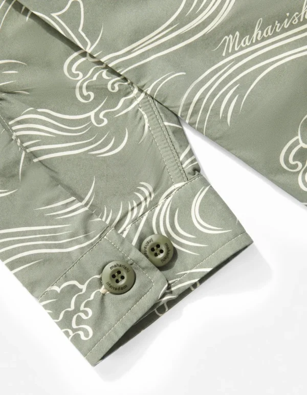 Maharishi Kimonos*4262 Maha Songkran Hanten Olive