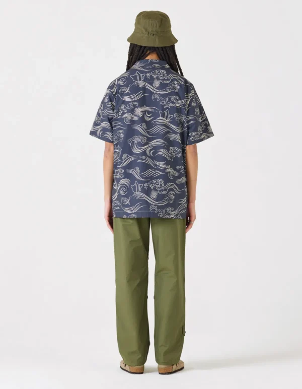 Maharishi Shirts*4263 Maha Songkran Summer Shirt Navy