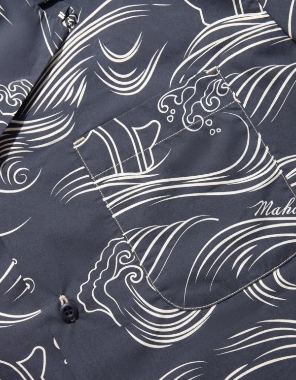 Maharishi Shirts*4263 Maha Songkran Summer Shirt Navy