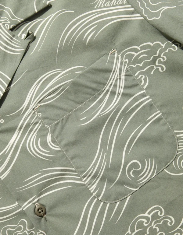 Maharishi Shirts*4263 Maha Songkran Summer Shirt Olive