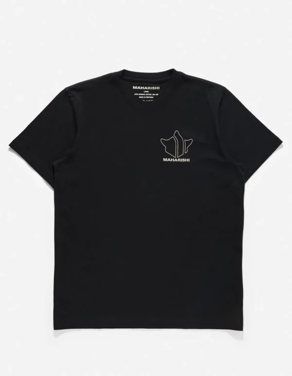 Maharishi Short Sleeve T-Shirts*1028 Maha Temple T-Shirt Black