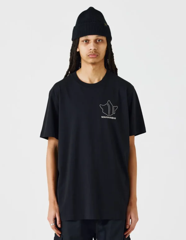 Maharishi Short Sleeve T-Shirts*1028 Maha Temple T-Shirt Black