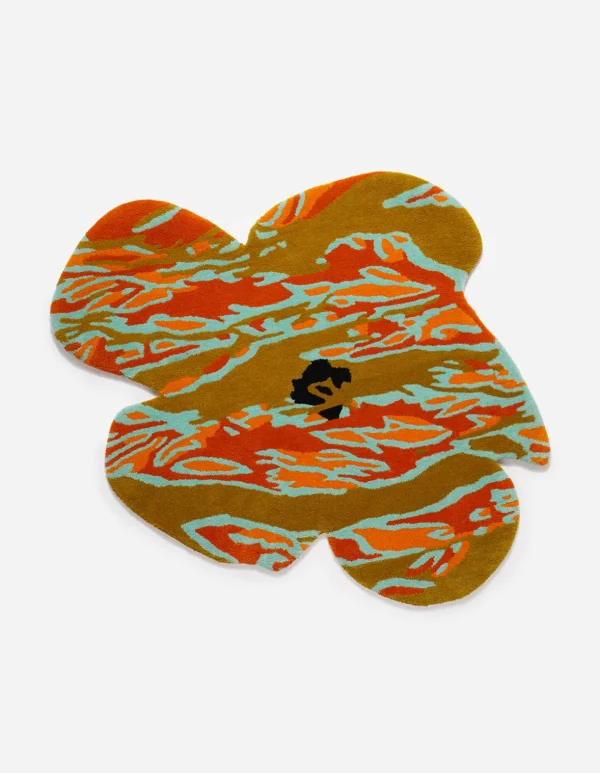 Maharishi Home*9648 Maha Warhol Dpm Flower Rugs Set · Hand-Tufted Wool Multi