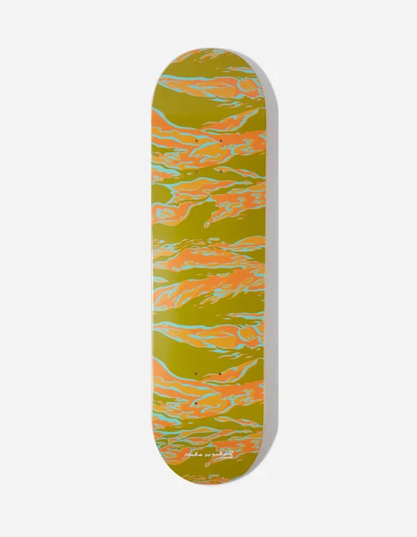 Maharishi Lifestyle*9722 Maha Warhol Dpm:Tigerskins Skate Deck · Wood Warhol Desert