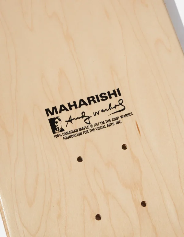 Maharishi Lifestyle*9722 Maha Warhol Dpm:Tigerskins Skate Deck · Wood Warhol Desert