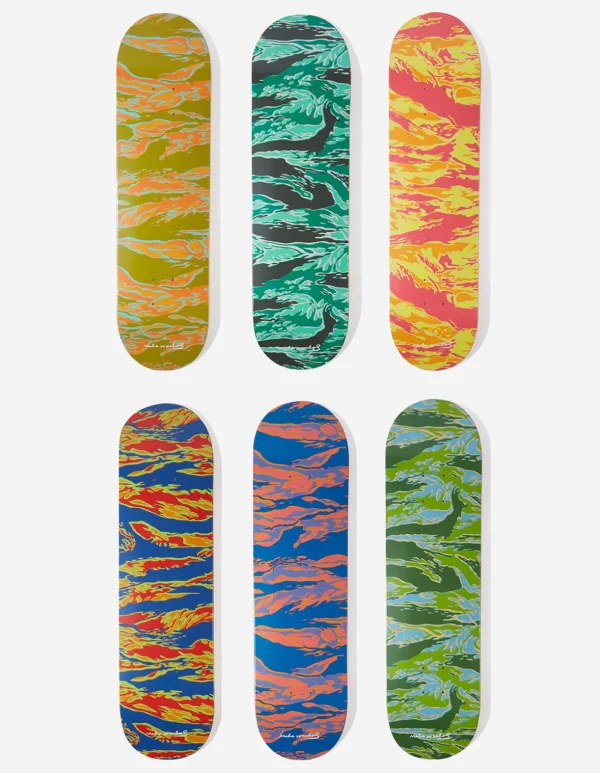 Maharishi Lifestyle*9722 Maha Warhol Dpm:Tigerskins Skate Deck · Wood Warhol Desert