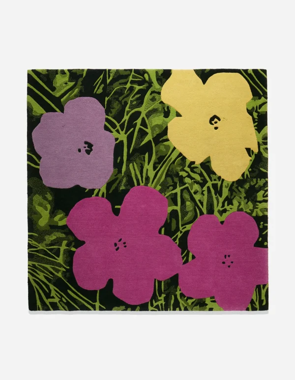 Maharishi Home*9649 Maha Warhol Flowers Rug · Hand-Tufted Wool Multi