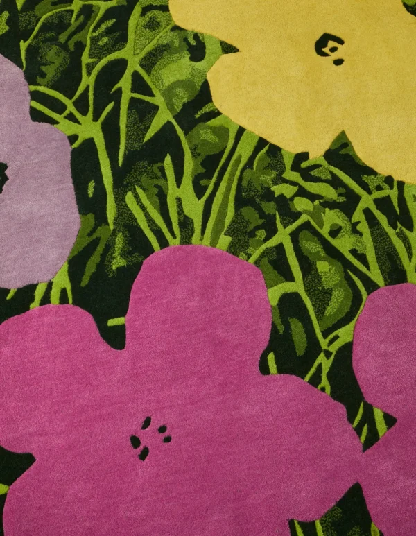 Maharishi Home*9649 Maha Warhol Flowers Rug · Hand-Tufted Wool Multi