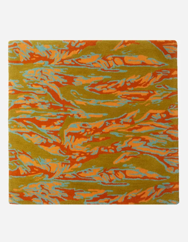 Maharishi Home*9715 Maha Warhol Tigerskins Rug · 100% Hand-Tufted Wool Warhol Desert