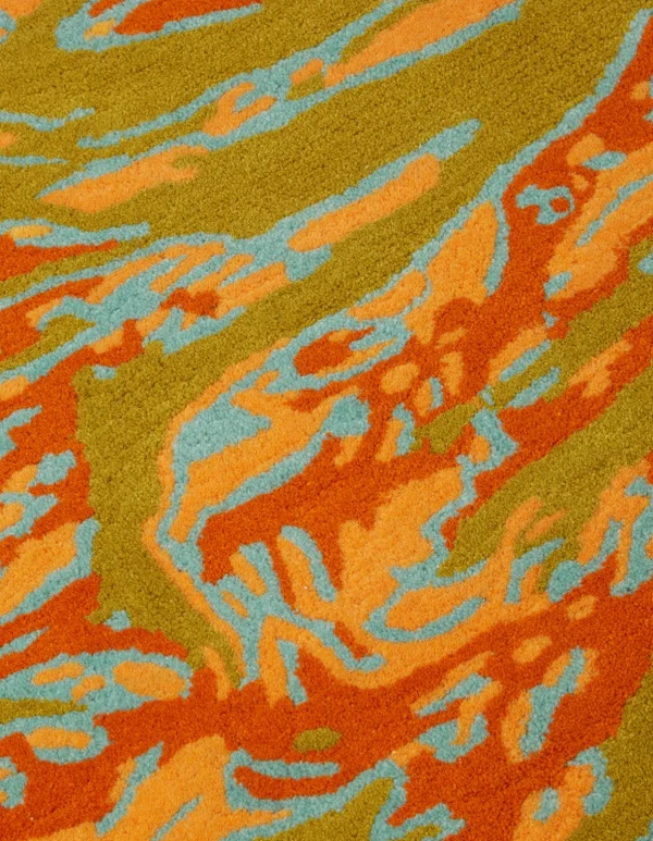 Maharishi Home*9715 Maha Warhol Tigerskins Rug · 100% Hand-Tufted Wool Warhol Desert