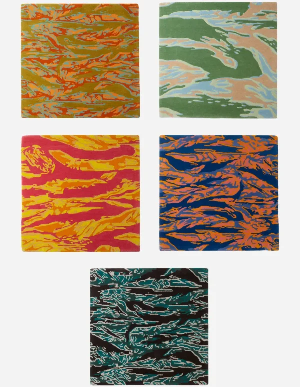 Maharishi Home*9719 Maha Warhol Tigerskins Rug · 100% Hand-Tufted Wool Warhol Oasis