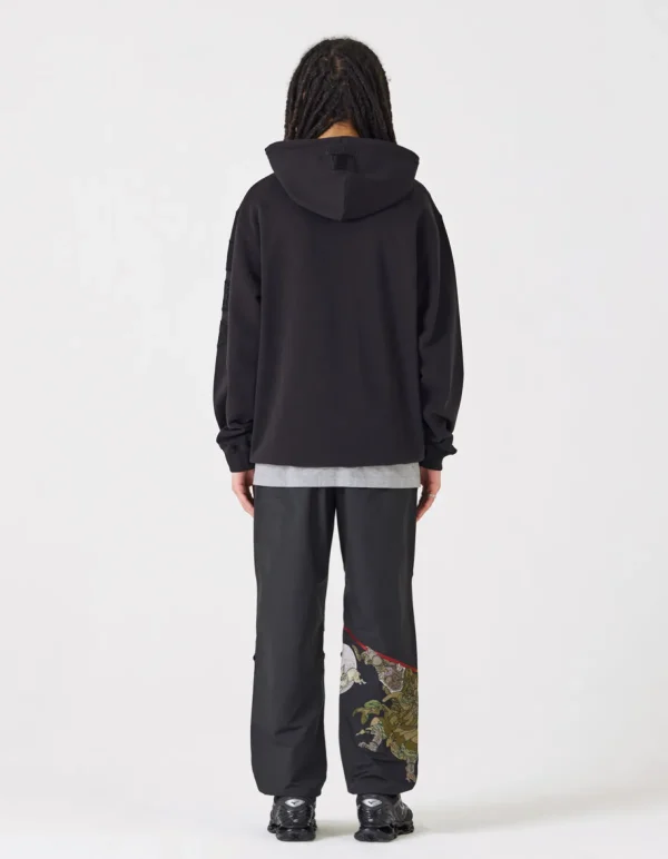 Maharishi Hooded Sweats*1013 Mahapatchco. Hooded Sweat Black