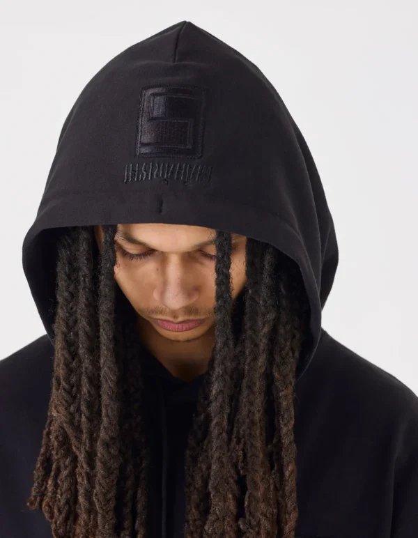 Maharishi Hooded Sweats*1013 Mahapatchco. Hooded Sweat Black