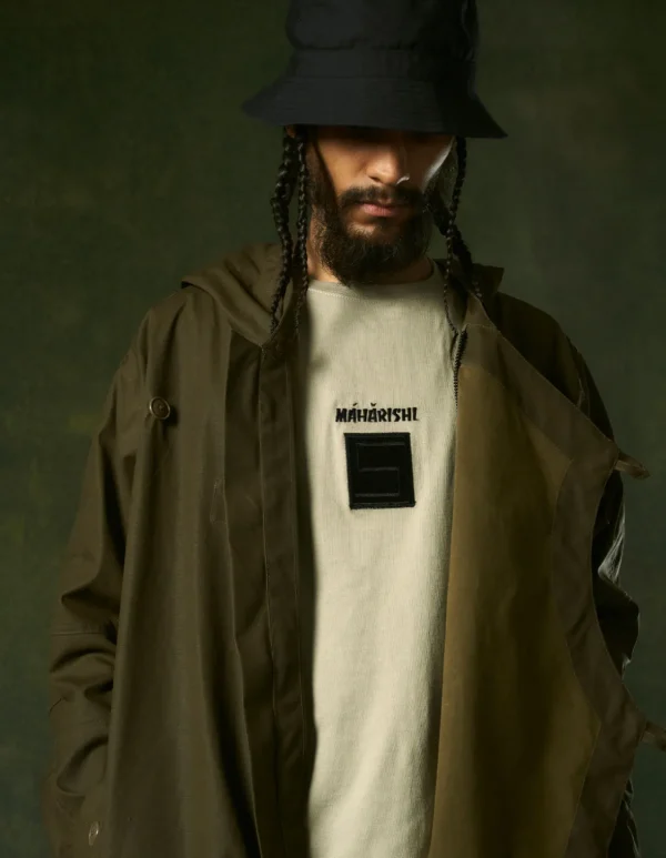 Maharishi Short Sleeve T-Shirts*1014 Mahapatchco. T-Shirt Silver Sage
