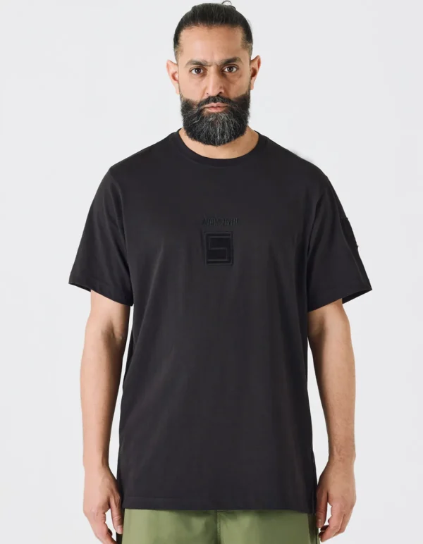 Maharishi Short Sleeve T-Shirts*1014 Mahapatchco. T-Shirt Black