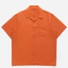 Maharishi Shirts*4325 Camp Collar Shirt Rust