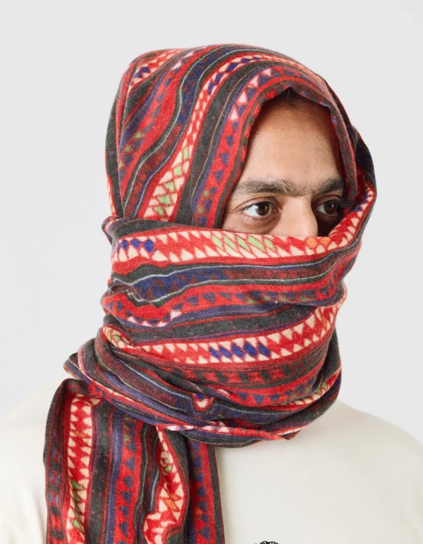 Maharishi Hats And Scarves*4322 Hilltribe Pashmina Multi