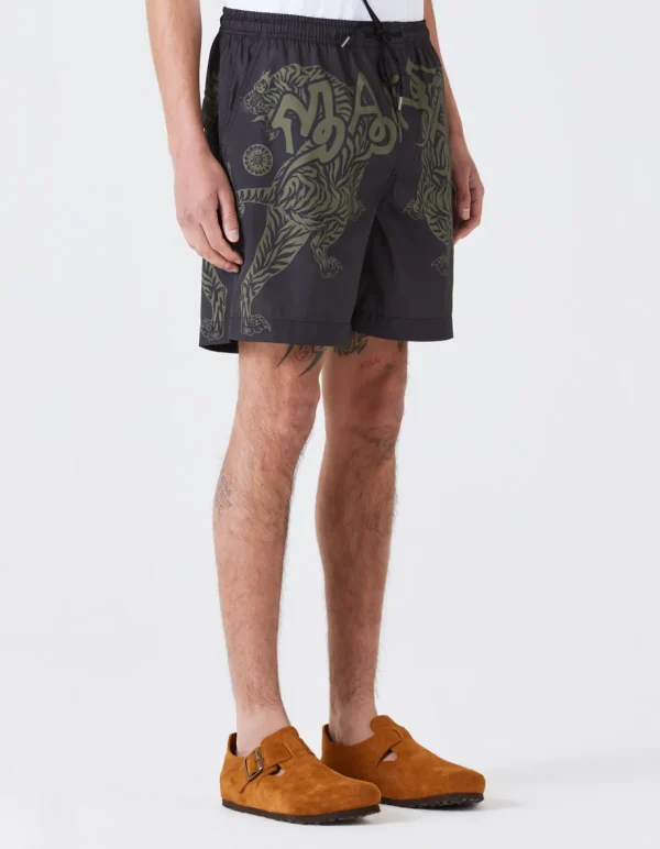 Maharishi Swim Shorts*1020 Muay Thai Swim Shorts Black