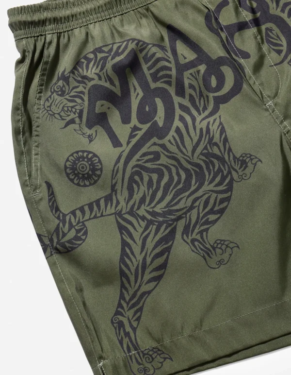 Maharishi Swim Shorts*1020 Muay Thai Swim Shorts Olive