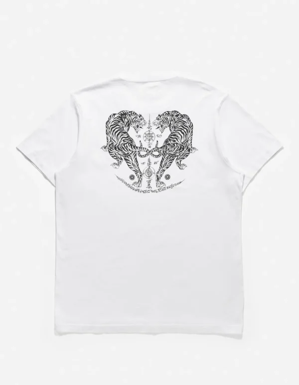 Maharishi Short Sleeve T-Shirts*1019 Muay Thai T-Shirt White