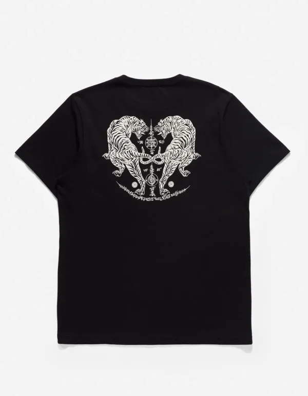 Maharishi Short Sleeve T-Shirts*1019 Muay Thai T-Shirt Black