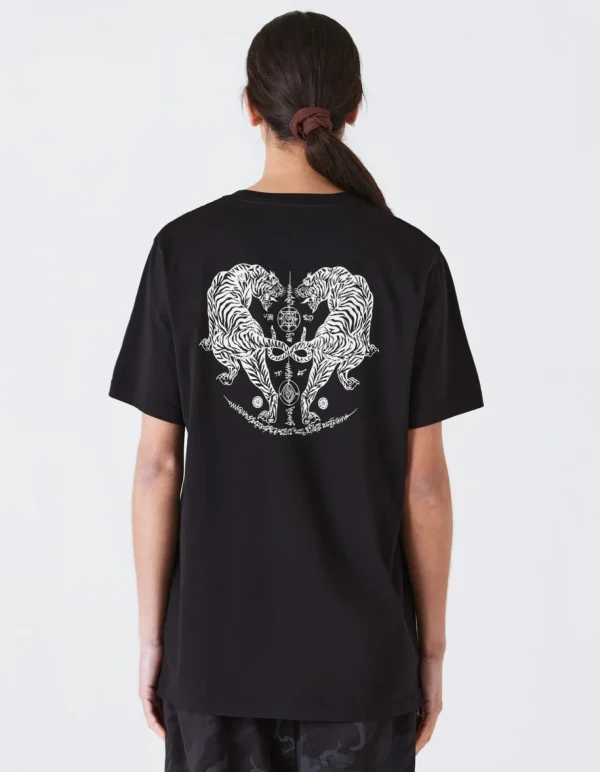 Maharishi Short Sleeve T-Shirts*1019 Muay Thai T-Shirt Black