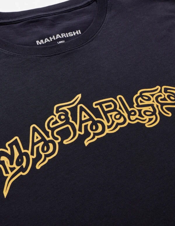 Maharishi Short Sleeve T-Shirts*1019 Muay Thai T-Shirt Navy
