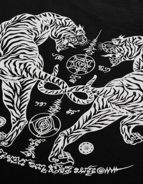 Maharishi Short Sleeve T-Shirts*1019 Muay Thai T-Shirt Black