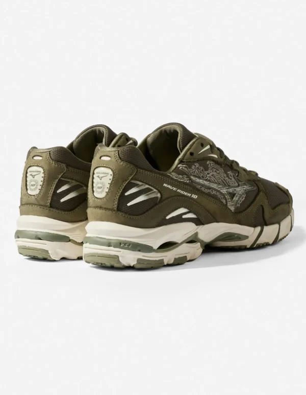 Maharishi Footwear* X Mizuno Fire Phoenix Wave Rider 10 Olive