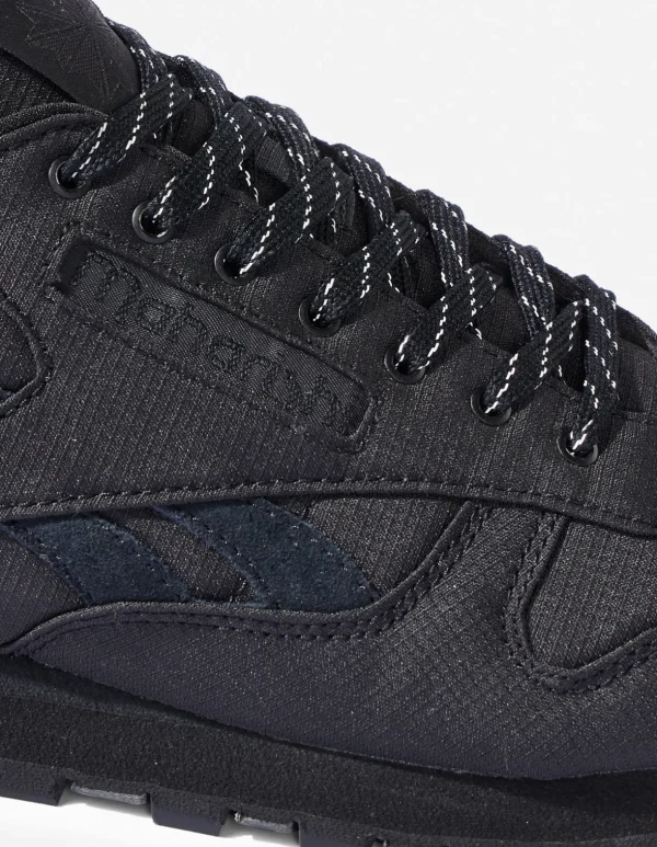 Maharishi Footwear* X Reebok Classic Leather Ripstop Black