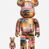 Maharishi Medicom & Be@Rbricks*Medicom Be@Rbrick Andy Warhol × Jean-Michel Basquiat #2 400% U0026 100% Set