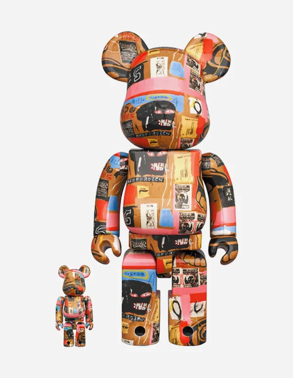 Maharishi Medicom & Be@Rbricks*Medicom Be@Rbrick Andy Warhol × Jean-Michel Basquiat #2 400% U0026 100% Set