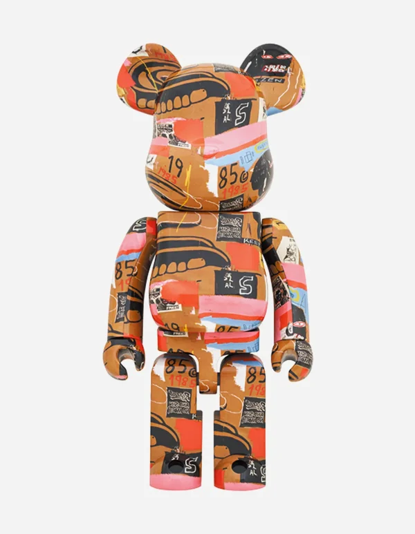 Maharishi Home*Medicom Be@Rbrick Andy Warhol × Jean-Michel Basquiat #2 1000%