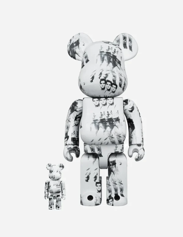 Maharishi Home*Medicom Be@Rbrick Andy Warhol'S Elvis Presley 400% U0026 100% Set