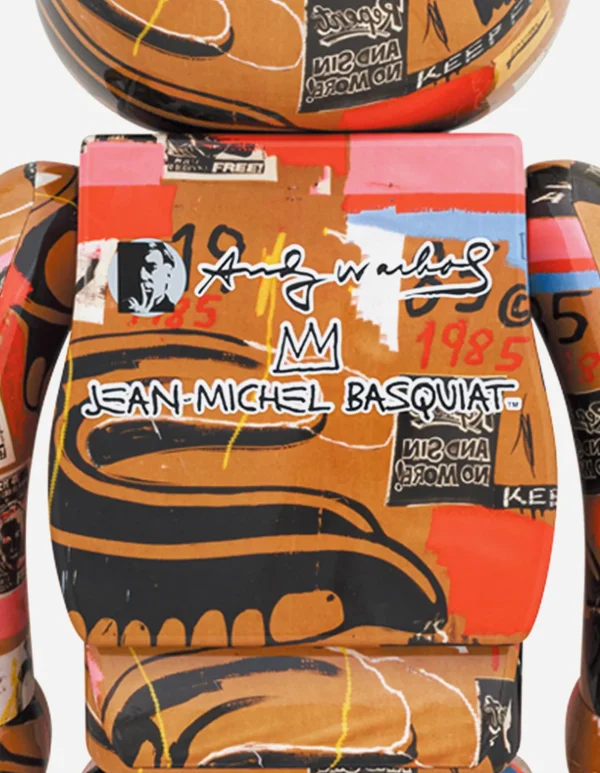 Maharishi Home*Medicom Be@Rbrick Andy Warhol × Jean-Michel Basquiat #2 1000%