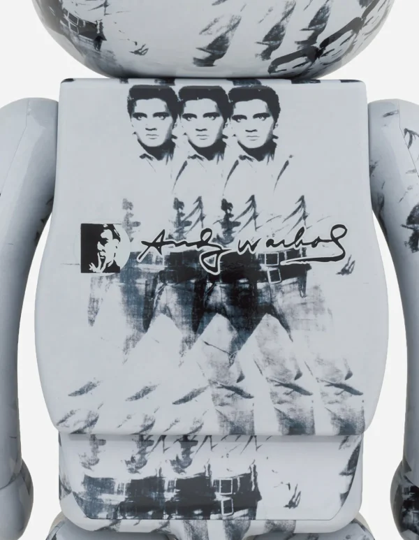 Maharishi Home*Medicom Be@Rbrick Andy Warhol'S Elvis Presley 400% U0026 100% Set